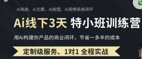 AI实操培训第20-21期线下，0基础保姆级教程，3月最新整理，企业获客、降本增效、打造超级个体-寻风互联